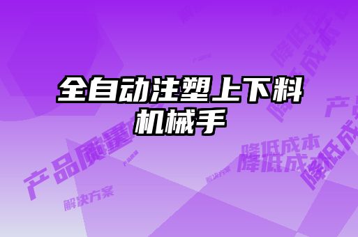 全自動注塑上下料機(jī)械手