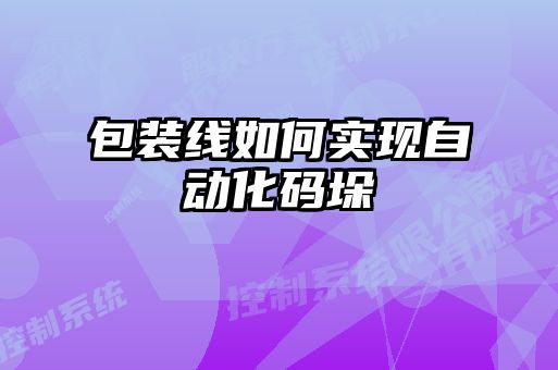 包裝線(xiàn)如何實(shí)現(xiàn)自動(dòng)化碼垛