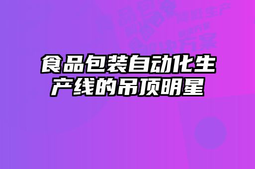 食品包裝自動(dòng)化生產(chǎn)線(xiàn)的吊頂明星